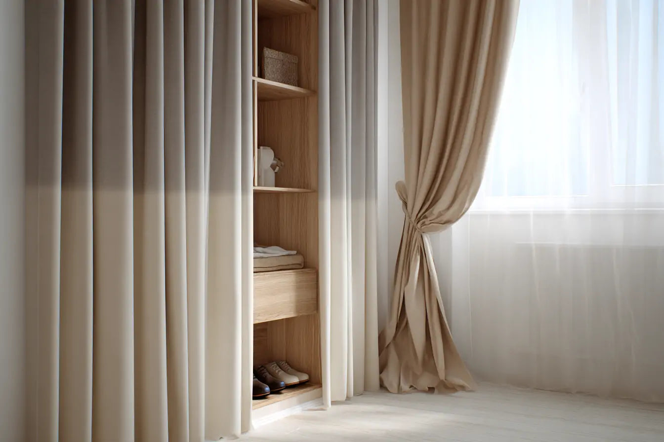 Curtains for closets without doors banner