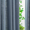 Bryn Slub Textured Faux Linen Pleat Custom Privacy Outdoor Curtains Bryn