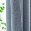 Bryn Slub Textured Faux Linen Pleat Custom Privacy Outdoor Curtains Bryn