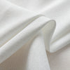 Airy Elegant White Faux Linen Pleat Outdoor Curtains Airy