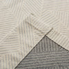 Boney Patterned Geometric Heavyweight Cashmere Feel Pleated Curtains Boney