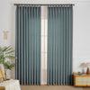 Elise Heavyweight Textured Faux Linen Outdoor Pleat Custom Curtains Elise Medium Gray-12