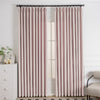 Tuscany Woven Faux Linen Bathroom Pleat Custom Curtains Tuscany Pink-15