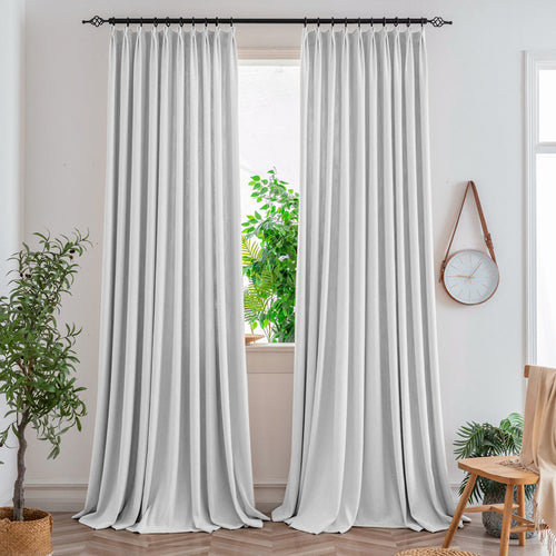 Aura Heavyweight Fantasy Cotton Pleated Custom Curtains Aura