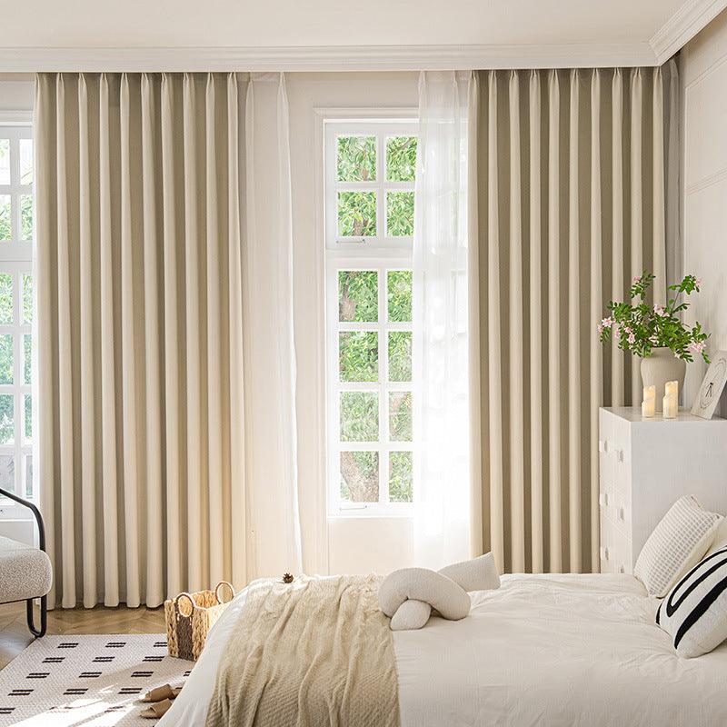 Cocove Tree Texture Heavyweight Grommet Soft Top Curtains Cocove