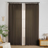 Chocolate-22 Elise Heavyweight Textured Faux Linen Outdoor Custom Curtains