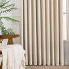 Boney Patterned Geometric Heavyweight Cashmere Feel Pleated Curtains Boney
