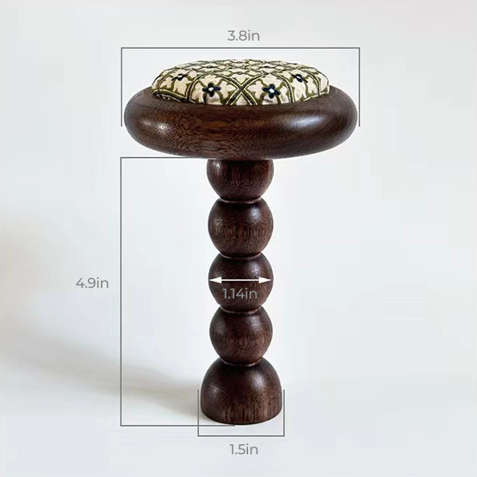 Colored Plate Button Gauze Wooden Curtain Wall Hook/1pc ixacurtains