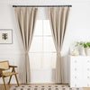Mivle Stripe Charm Chenille Modern Pleat Custom Curtains Mivle