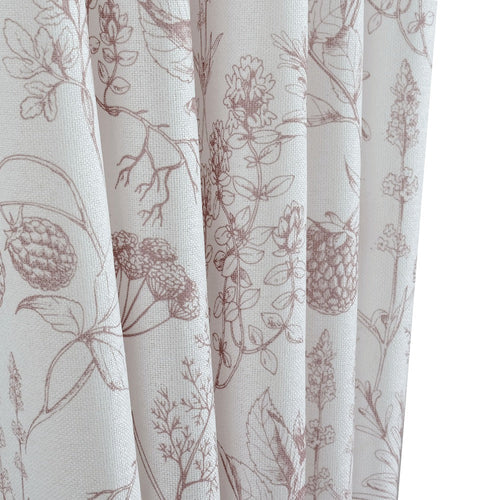 Freya Botanical Naturals Patterned Grommet Soft Top Custom Curtains Freya