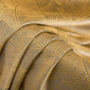Calista Tropical Leaf Jacquard Cotton Blend Pleated Curtains Calista
