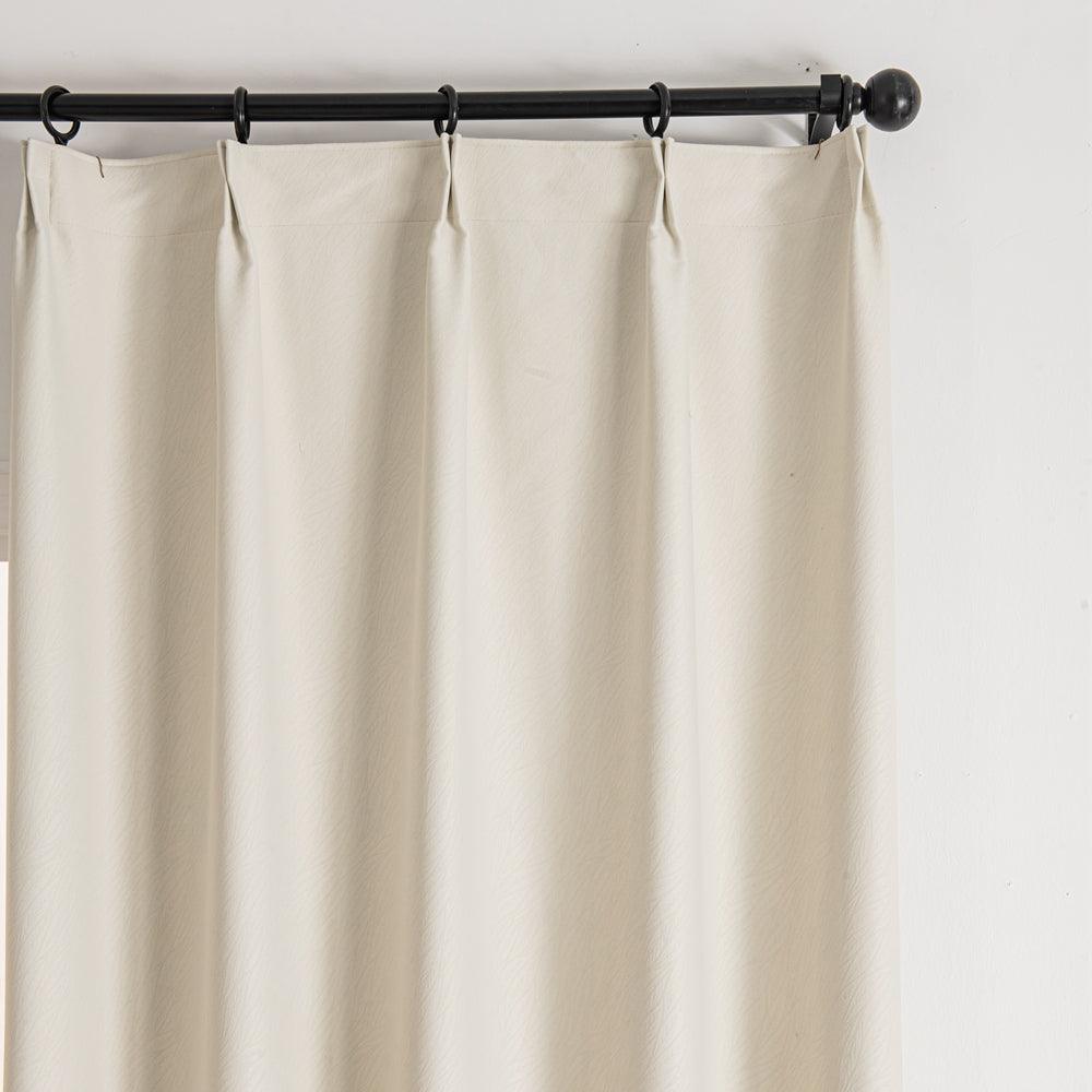 Cocove Tree Texture Heavyweight Pleat Custom Curtains Cocove