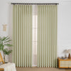 Elise Heavyweight Textured Faux Linen Outdoor Pleat Custom Curtains Elise Light Khaki-5