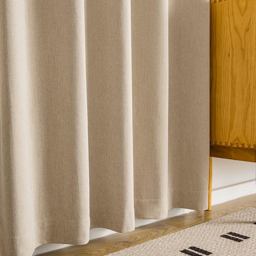 Shangri Cozy Heavy Weight Chenille Grommet Soft Top Drapery Shangri