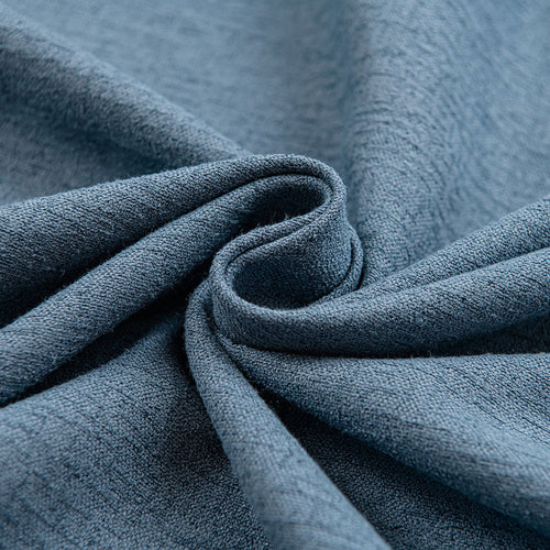 Megan Faux Linen Texture Pinch Pleat Custom Curtains Megan
