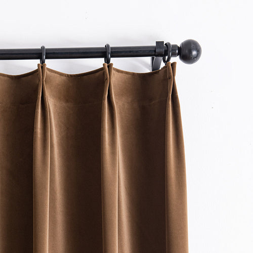 Aushme Luxurious Velvet Bathroom Custom Curtains(Pleated) Aushme