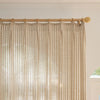Eco-Lin Grid Harmony Linen Custom Pleat Curtains Eco-Lin