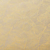 Calista Tropical Leaf Jacquard Cotton Blend Pleated Curtains Calista Golden Yellow