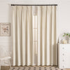 Doux Velvet Elegance Pleat Outdoor Curtains Doux Almond White-6