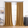 Aushme Luxurious Velvet Bathroom Custom Curtains(Pleated) Aushme Orange