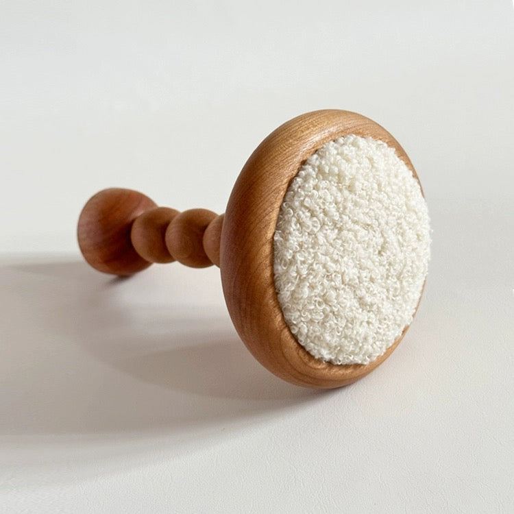 Colored Plate Button Gauze Wooden Curtain Wall Hook/1pc ixacurtains Original color wood BG-3