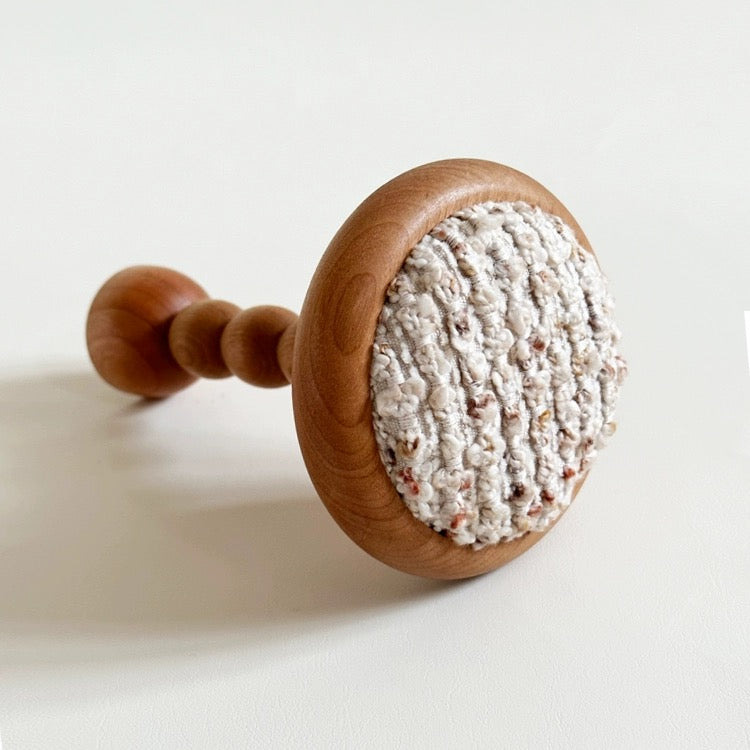 Colored Plate Button Gauze Wooden Curtain Wall Hook/1pc ixacurtains Original color wood BG-6