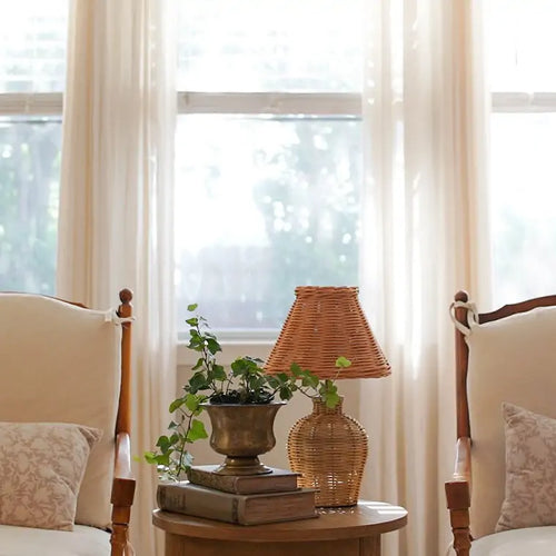 Breezy Meadow Beige Linen Sheer Pleat Custom Curtains Breezy
