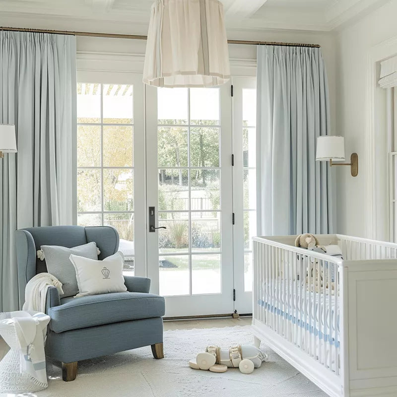 Cocove Tree Texture Heavyweight Pleat Custom Curtains Cocove