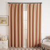 Cocove Tree Texture Heavyweight Pleat Custom Curtains Cocove Coffee Brown-15