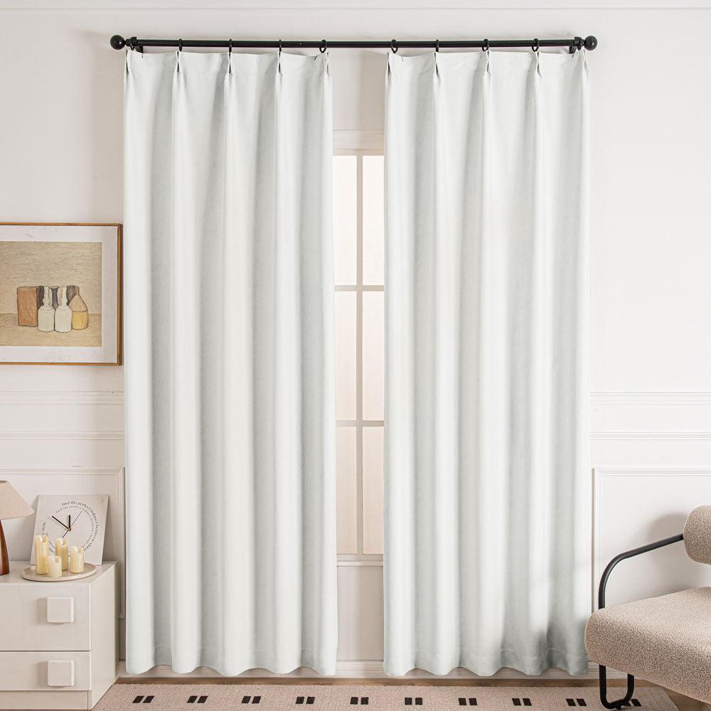 Cocove Tree Texture Heavyweight Pleat Custom Curtains Cocove
