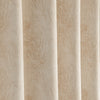 Audrey Fireworks Heavyweight Beige Patterned Grommet Soft Top Custom Curtains Audrey