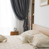 Draco Dragon Scale Velvet Room Darkening Grommet Soft Top Curtains Draco