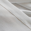 Elm Bark-Inspired White Semi Sheer Pleated Curtains Elm