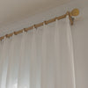 Glint Moonlight Luxe Soft-Touch Wrinkle-Free Pleated Sheer Curtain Glint