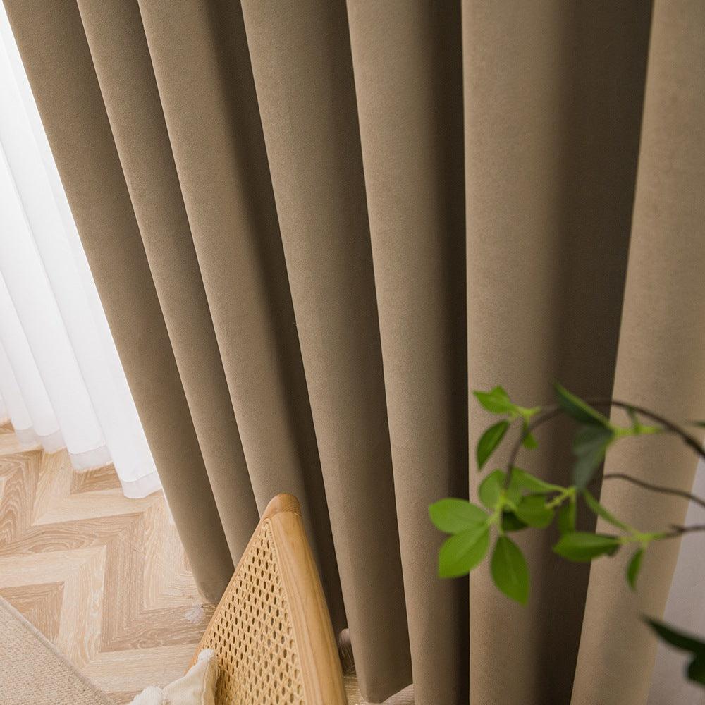 Nanov 100% Blackout Velvet Grommet Soft Top Custom Curtains Nanov