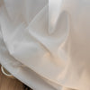 Vesper Vertical Stripe White Sheer Pleat Custom Curtains Vesper