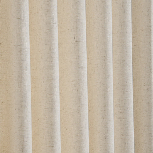 Cozy Heavyweight Linen Woven Grommet Soft Top Curtains Cozy