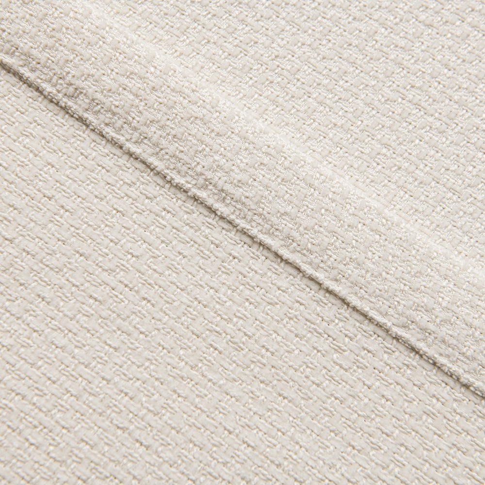 Waffle Chenille Blended Woven Grommet Soft Top Custom Curtains Waffle