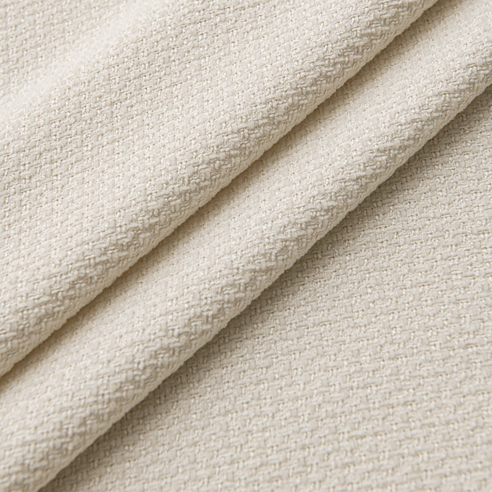 Waffle Chenille Blended Woven Pleated Custom Curtains Waffle