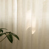 Herb-Lin Beige Linen Sheer Grommet Soft Top Custom Curtains Herb-Lin