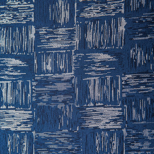 Daisy Jacquard Patterns Pleat Custom Curtains Dasiy Navy