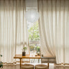 Everly 100% Natural Linen Pinch Pleat Custom Curtains Everly