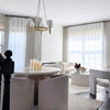 Flow White Privacy Semi Sheer Pleat Custom Curtains Flow