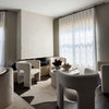 Flow White Privacy Semi Sheer Pleat Custom Curtains Flow