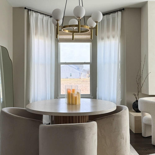 Flow White Privacy Semi Sheer Pleat Custom Curtains Flow