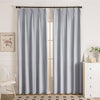 Doux Velvet Elegance Pleat Outdoor Curtains Doux Light Gray-61