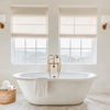 Lorna French Linen Custom Roman Shades for Windows Lorna
