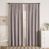 Doux Velvet Elegance Pleat Outdoor Curtains Doux Smoky Gray-17