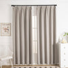 Lullaby Faux Linen Oeko-Tex Blackout Custom Curtains Lullaby Taupe-12