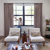 Thalia Textured Linen Pinch Pleat Custom Curtains Thalia
